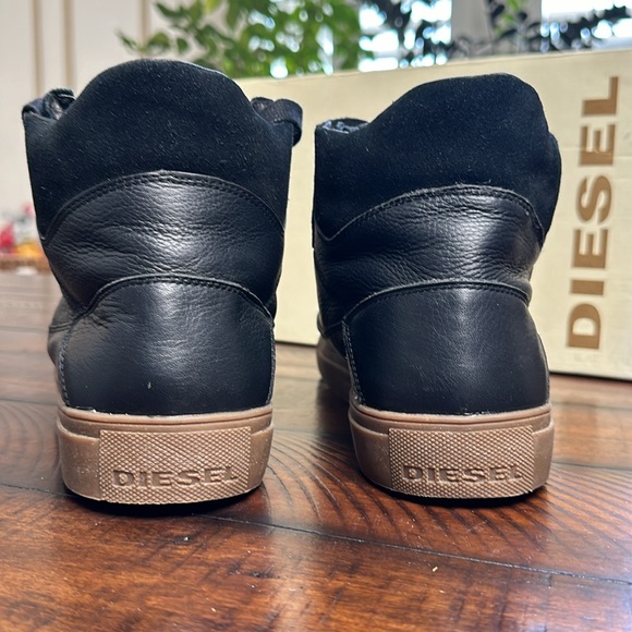 Diesel Claw King Genuine Leather Sneakers 13 - Picture 4 of 10